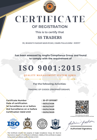 ISO Certificate